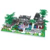 Ancient Pagoda Village with Lake Nano Building Blocks