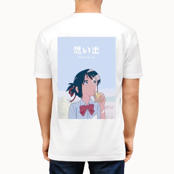 Anime Girl 'Thinking of You' Unisex Kawaiies Tee