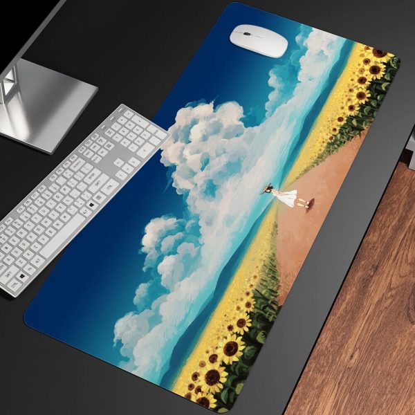 Anime Summer Landscape Art Large Mouse Pad Collection