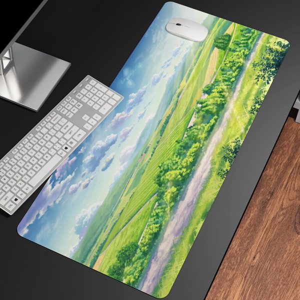 Anime Summer Landscape Art Large Mouse Pad Collection