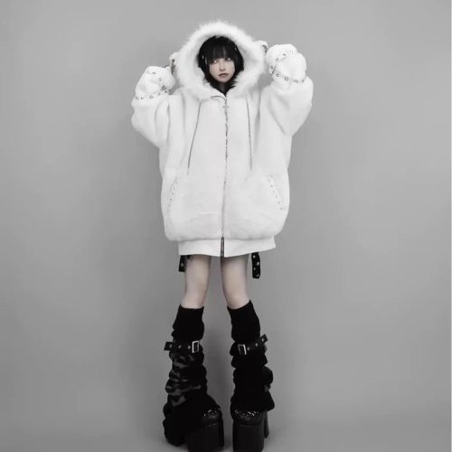 Arctic Queen Oversized Hooded Jacket
