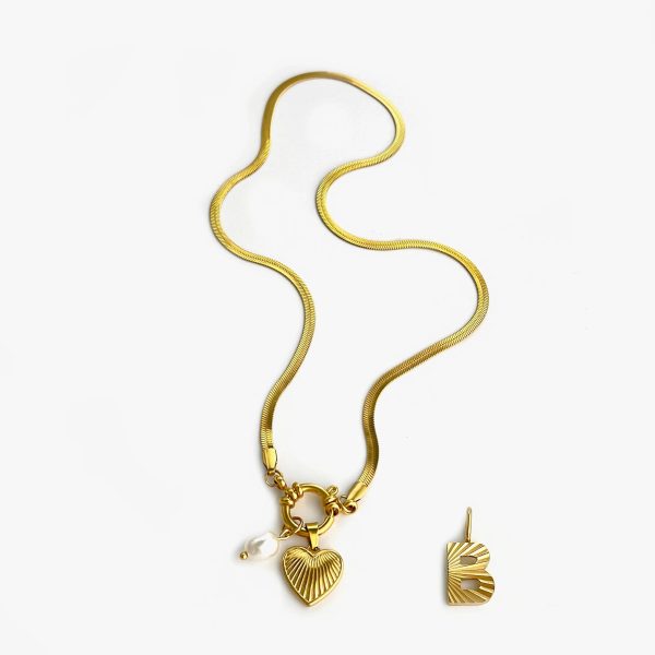 Aurelia Custom Initial Charm Necklace