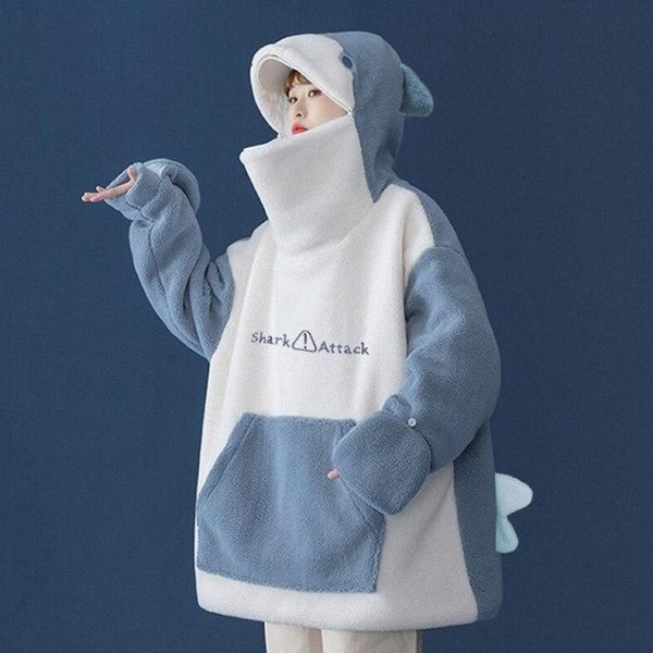 Fluffy Shark Hoodie