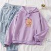 Snacking Teddy Bear Hoodies