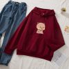 Snacking Teddy Bear Hoodies