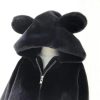 Bear Soft Faux Fur Hooded Coat