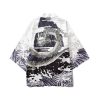 Black White Dragon Wave Unisex Kimono Top