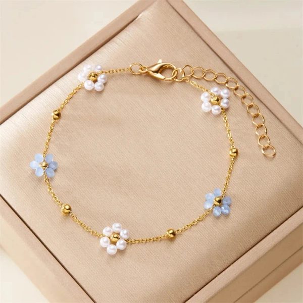 Blossom Flower Kiss Bracelet and Necklace Collection