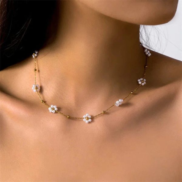 Blossom Flower Kiss Bracelet and Necklace Collection