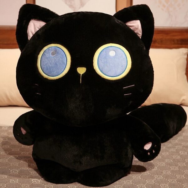 Arrayah the Blue Eye Black Cat Plushie Arrayah the Blue Eye Black Cat Plushie