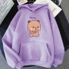 Boba the Brown Bear Munching Cake Unisex Hoodies