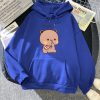 Boba the Brown Bear Munching Cake Unisex Hoodies