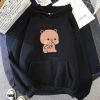 Boba the Brown Bear Munching Cake Unisex Hoodies
