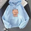 Boba the Brown Bear Munching Cake Unisex Hoodies