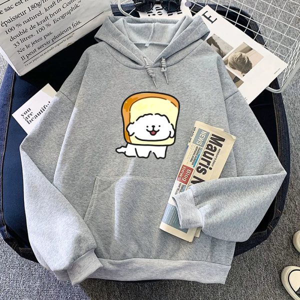 Bread Luckie the Dog Unisex Hoodie
