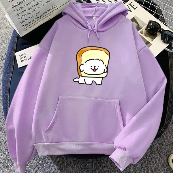 Bread Luckie the Dog Unisex Hoodie