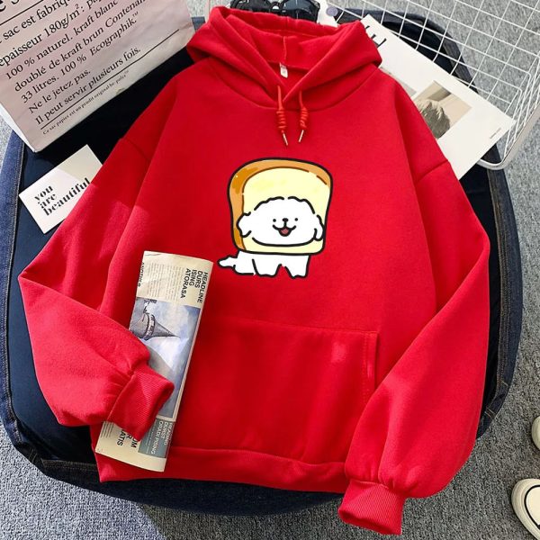 Bread Luckie the Dog Unisex Hoodie