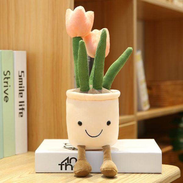Bubbly Tulip Flower Pot Plush Bubbly Tulip Flower Pot Plush