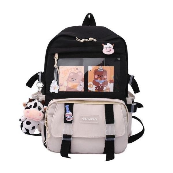 Canvas Kekemi Bear Friends Backpack