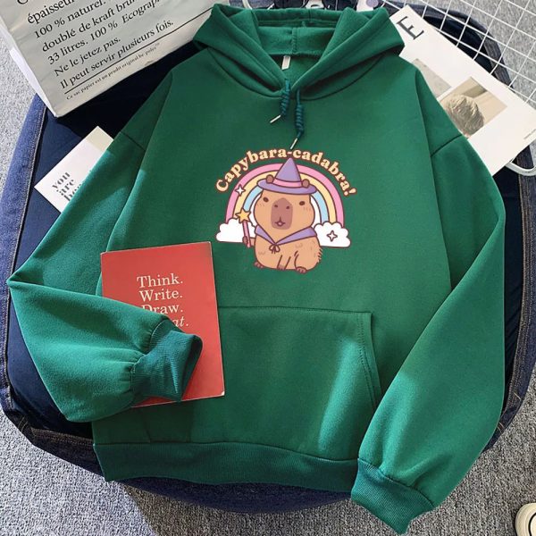 Capybara-Cadabra Rainbow Magician Unisex Hoodie