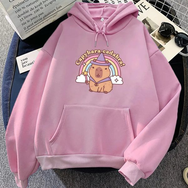 Capybara-Cadabra Rainbow Magician Unisex Hoodie