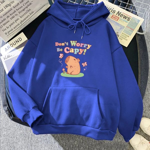 Capybara Don't Worry Be Capy Unisex Hoodie