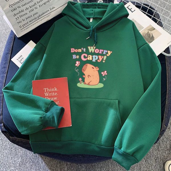 Capybara Don't Worry Be Capy Unisex Hoodie