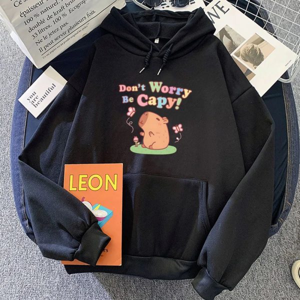 Capybara Don't Worry Be Capy Unisex Hoodie