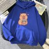 Capybara Drinking Bubble Tea Unisex Hoodie
