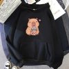 Capybara Drinking Bubble Tea Unisex Hoodie