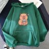 Capybara Drinking Bubble Tea Unisex Hoodie