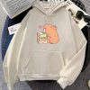 Capybara Drinking Orange Juice Unisex Hoodie