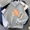 Capybara Drinking Orange Juice Unisex Hoodie