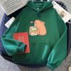 Capybara Drinking Orange Juice Unisex Hoodie