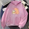 Capybara Drinking Orange Juice Unisex Hoodie
