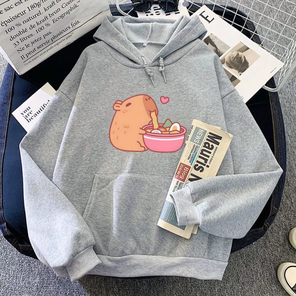 Capybara Eating Ramen Unisex Hoodie
