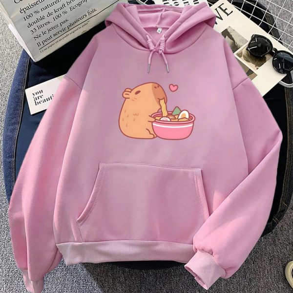 Capybara Eating Ramen Unisex Hoodie