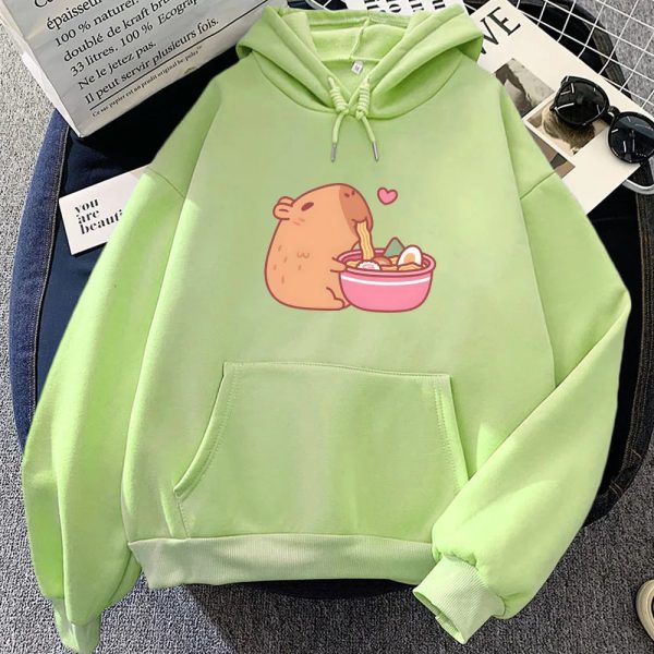 Capybara Eating Ramen Unisex Hoodie