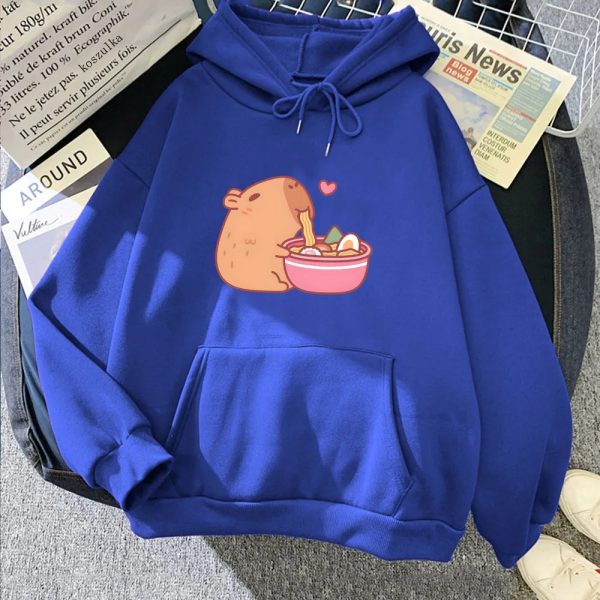 Capybara Eating Ramen Unisex Hoodie