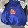 Capybara Floating Donut Don't Worry Be Cappy Unisex Hoodies