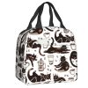 Cat Illustration Halloween Themed Lunch Bags