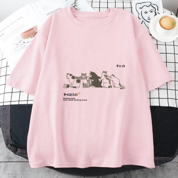 Cats Scratching Cats Backs Unisex Tee