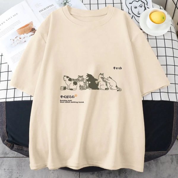 Cats Scratching Cats Backs Unisex Tee