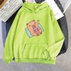 Chilling Capybara with Bubble Tea Unisex Hoodie