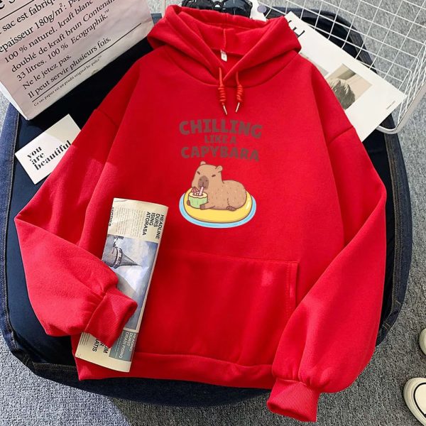 Chilling Like A Capybara Unisex Hoodie
