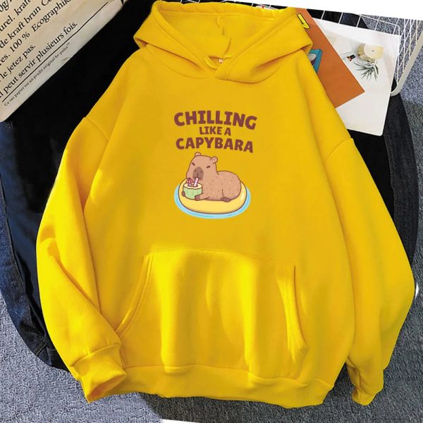 Chilling Like A Capybara Unisex Hoodie