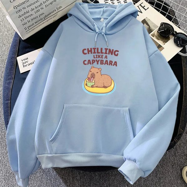 Chilling Like A Capybara Unisex Hoodie