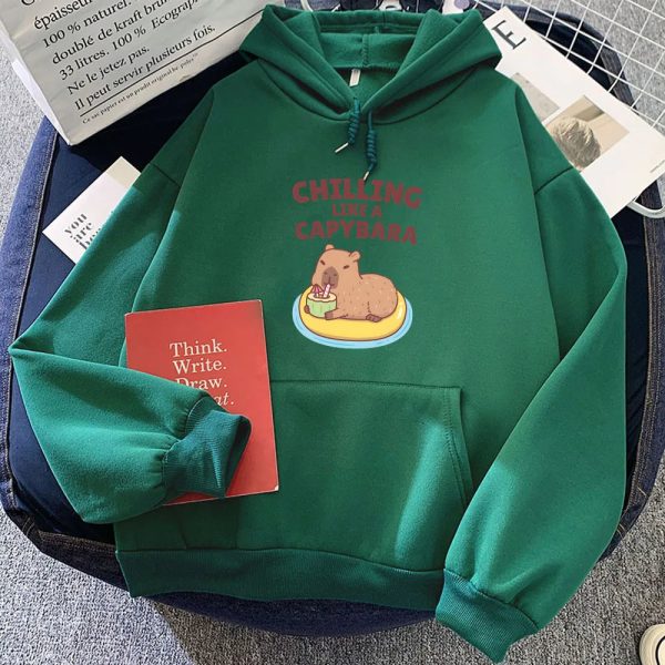 Chilling Like A Capybara Unisex Hoodie