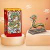 Chinese Dragon Statue Nano Building Blocks