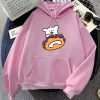 Chocolate Donut Luckie the Dog Unisex Hoodie